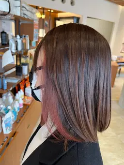 似合わせ小顔カット+インナーカラー(ブリーチ込み)