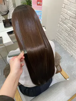 🤍広がりでお悩みの方はこちらから🤍カット＋顔まわり髪質改善縮毛矯正＋酵素トリートメント
