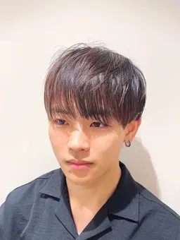 メンズナチュラルマッシュカット&縮毛矯正