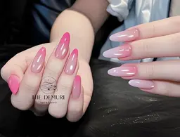 【当店限定韓国風】チップ長さだし+マグネット×グラデの最旬デザイン