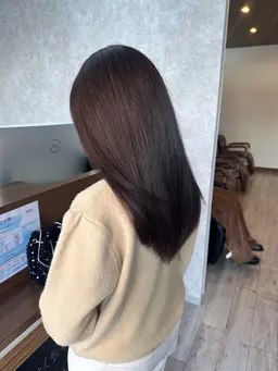 cut✂️+縮毛矯正+トリートメント🫧