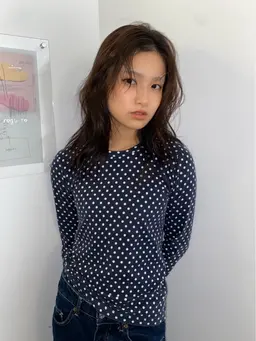 【水・木 19時~】カラー+3stepトリートメント ワンカラーモデル/似合わせワンカラー/透明感カラー/ツヤ感カラー