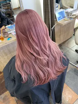 【高級ケア✨】ケアブリーチW カラー＋カット＋original treatment