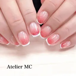 ★限定色キラグラ+白or黒フレンチ★