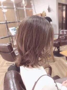 柔らかい艶髪✨ゆるふわコスメパーマ + 似合わせカット + 集中ケアトリートメント