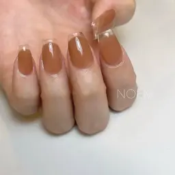 クリアフレンチネイル【オフなし】