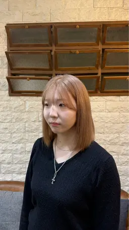 ブリーチありダブルカラー✨ ＋ トリートメント🫧