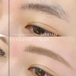 【垢抜け眉】アイブロウワックス脱毛 (間引き・カット・メイク付き)