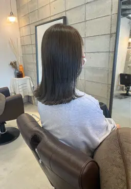 【平日限定】カット＋透明感艶カラー＋超音波トリートメント