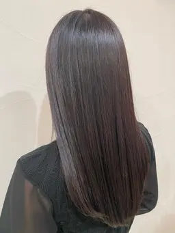 🌈サラツヤ髪に☔️ダメージレス縮毛矯正＋全体カット ❣️