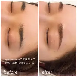 🤎黄金比からつくる美眉アイブロウワックス🤎間引き&眉カット込み✨