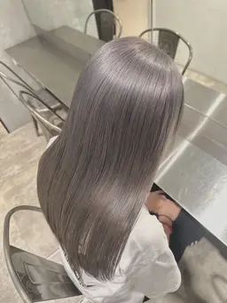 🩵ミニモ限定🩵ブリーチなしダブルカラー+トリートメント🌱鎖骨下の長さの方🌱