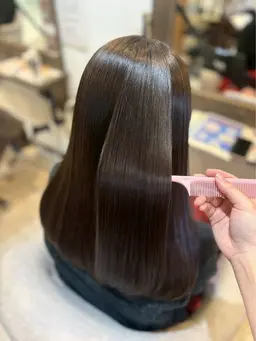 【人気No.1】髪質整形🎶超高濃度水素ストレートパーマ+似合わせカット