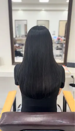 透明感カラー+ハホニコトリートメント 🩵.*･ﾟ