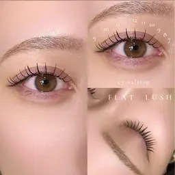 【0円モデル】マツエク　フラットラッシュ80本​〜​🪽