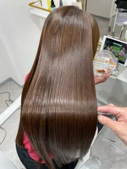 💎前髪のクセが気になる方に💎前髪矯正+髪質改善カラー+トリートメント