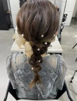 🕊✨️結婚式・LIVE・イベント等の前に✨️🕊 ワンカラー➕ヘアセット