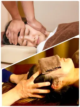 【学割】学生さん限定！炭酸ドライヘッドスパ✖︎小顔矯正(30分) 【リフトアップ/首肩こり頭痛改善に◎】