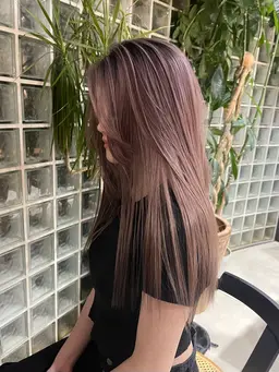 全頭ブリーチカラー＋トリートメントᥫᩣ  ̖́-