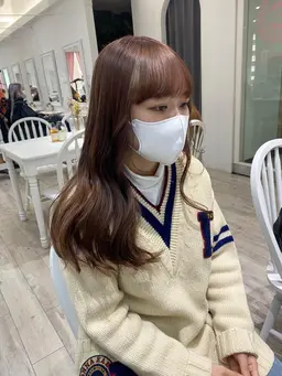 【2回目以上のリピーター様】ブラウンベースで頭皮が染みにくいオーガニックカラー🥜