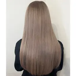 水素カラー+髪質改善トリートメント