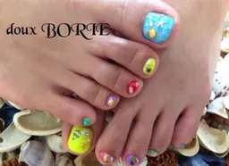 フットジェル１０本アート　ストーンつけ放題　オフあり　持ち込みOK