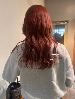 【 🧶 暖色カラー 🧶 】 ブリーチなしダブルカラー + 3stepトリートメント