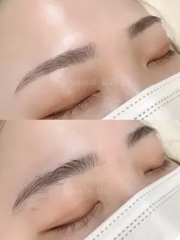 【ミニモ限定/同時施術】美眉スタイリング(練習モデル)×まつ毛パーマ(プロ施術)