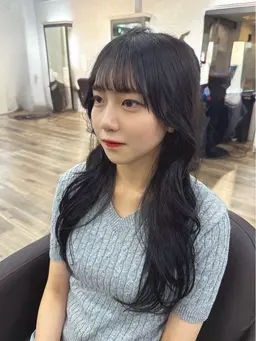 カット＋ケアカラー＋超音波トリートメント