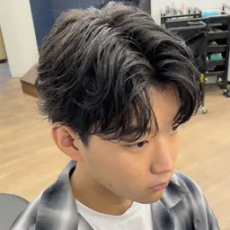 ✂️似合わせメンズカット＋パーマ(ツイストスパイラル、波巻き、ニュアンス、フェザー)