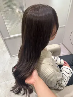 💐栄養補給しながらの縮毛矯正💐　カット+クオラインストレート+カラー COTAトリートメント付き