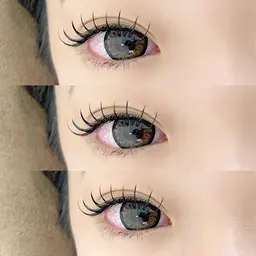 【最新技術LED×持続力No.1】LEDエクステ☆フラットラッシュ100本