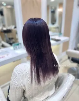 【髪の毛のダメージを抑えた】ブリーチなしのイルミナカラー(ワンカラー)🫧🩵