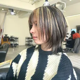 【白髪ぼかしにも効果◎】リタッチカラー+ハイライト