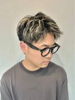 骨格補正メンズカットハイライトメッシュ!✨この機会に! 20時以降🉑