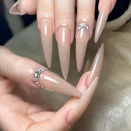 人気NO1.ハンド💚長さだしオフあり（長さだしオフ+500円）ワンカラーorラメ