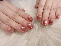 韓国で大人気 水光ネイル💅(色変更可/初回、1ヶ月以内オフ無料)1ヶ月以上のオフ➕1100円