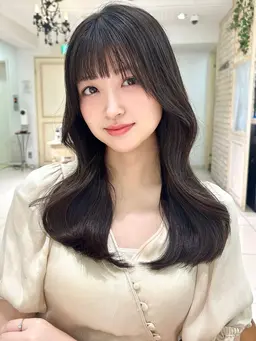 【梅雨前のメンテナンスに☔️】🤎カット＋部分ストレート(前髪、顔周りetc)🤎トリートメント追加🉑