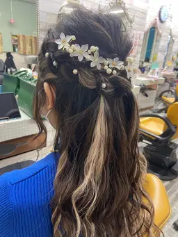 【ミニモ限定】ハーフアップorすっきりアップスタイル