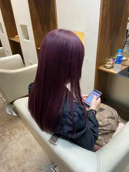 《ミニモ限定価格》初カラーにおすすめ🖤ブリーチなしダブルカラー+トリートメント🫧