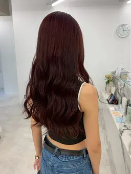 透明感⤴️ブリーチなしダブルカラー🐈‍⬛🖤