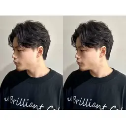 🌸メンズカット+ツイストスパイラルパーマ￥11000