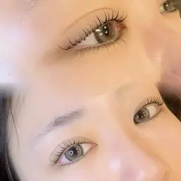 中顔面短縮効果◎まつげパーマ上下セット