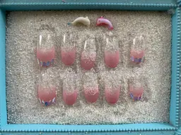 グラデーション+手書きバラ🌹のミックスアート・オフ込み(オフ無−500円)