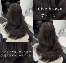 🎀ワンカラー➕メンテナンスカット➕髪質改善トリートメント➕コテ巻き🎀