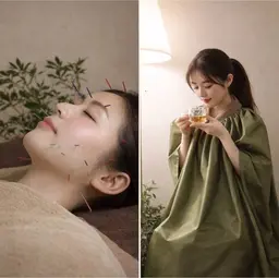 《人気No.1》【黄土漢方よもぎ蒸し➕美容鍼セット】¥13,000 ‼️ご予約可能日は下記よりご確認下さい‼️