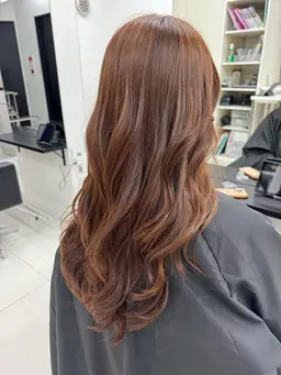 ブリーチなし透明感カラー🫧＋高保湿トリートメント