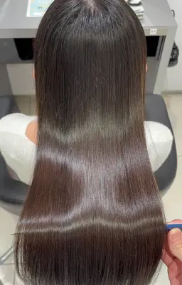 縮毛矯正+トリートメント