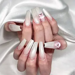 🎀チップ10本長さ出し💝ワンカラ一マグネット、フラッシュ(2色まで選べる)新規ジェルオフ無料