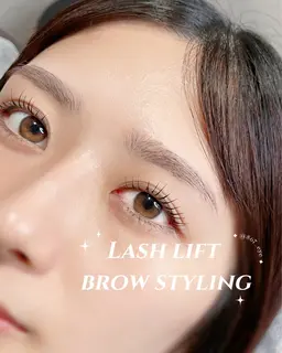 平日新規限定⭐️《人気No.1》アイブロウwax(間引き〇) + 選べるまつ毛パーマ